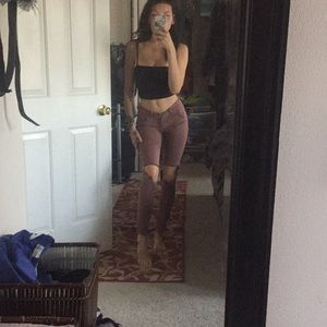 CHARLOTTE RUSSE ripped skinny jeans